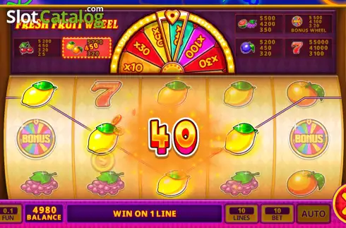 Οθόνη3. Fresh Fruit Wheel Κουλοχέρης