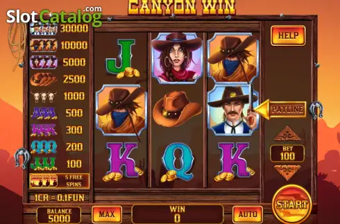 Οθόνη2. Canyon Win (Pull Tabs) Κουλοχέρης 