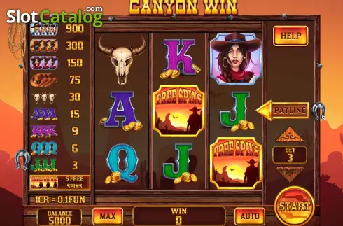 Οθόνη2. Canyon Win (Swap and Win) Κουλοχέρης