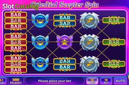 Οθόνη2. Celestial Scepter Spin Κουλοχέρης