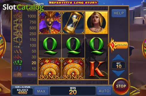 Οθόνη3. Nefertiti's Long Story (Reel Respin) Κουλοχέρης