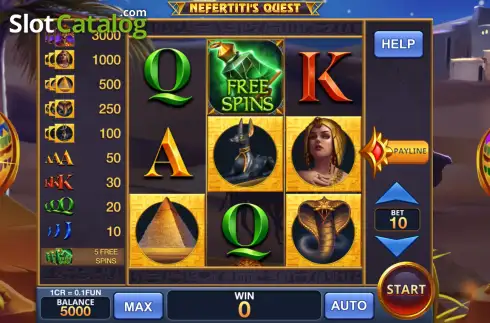 Οθόνη2. Nefertiti's Quest (3x3) Κουλοχέρης