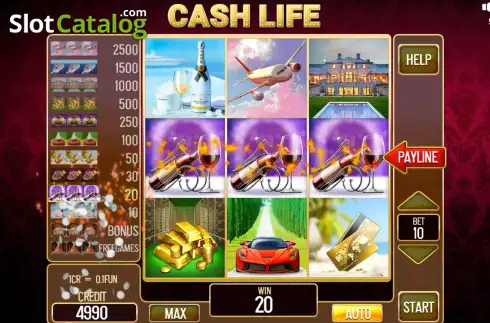 Οθόνη3. Cash Life (pull tabs) Κουλοχέρης
