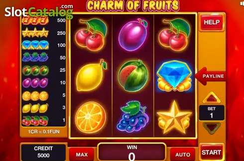 Οθόνη2. Charm of Fruits (3x3) Κουλοχέρης