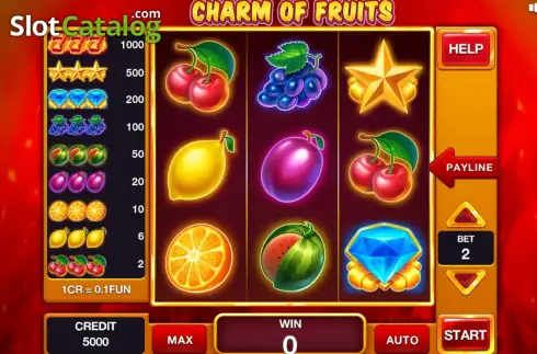 Οθόνη2. Charm of Fruits (Pull Tabs) Κουλοχέρης