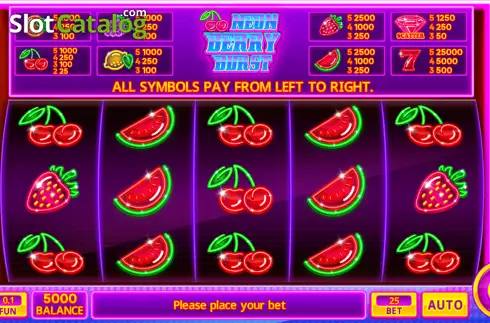 Οθόνη2. Neon Berry Burst Κουλοχέρης