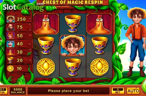 Οθόνη2. Chest of Magic Respin Κουλοχέρης