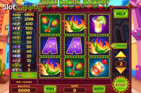 Οθόνη2. Chilli Bonus Jackpot (Pull Tabs) Κουλοχέρης