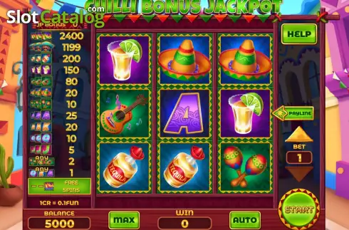 Οθόνη2. Chilli Bonus Jackpot (Reel Respin) Κουλοχέρης