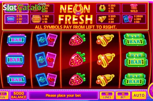 Οθόνη2. Neon Fresh Κουλοχέρης