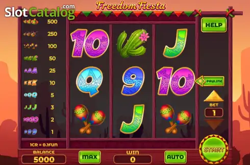 Οθόνη2. Freedom Fiesta (Pull Tabs) Κουλοχέρης