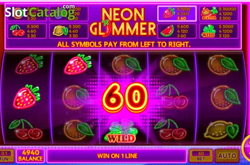 Οθόνη3. Neon Glimmer Κουλοχέρης 