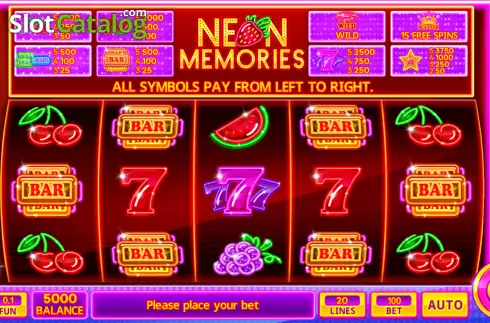 Οθόνη2. Neon Memories Κουλοχέρης