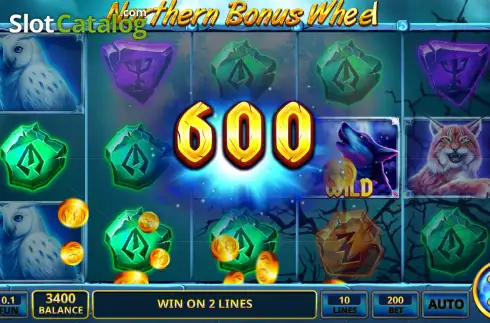 Οθόνη3. Northern Bonus Wheel Κουλοχέρης