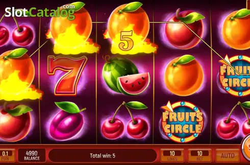 Οθόνη3. Fruits Circle Κουλοχέρης