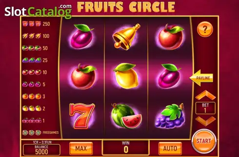 Οθόνη2. Fruits Circle (3x3) Κουλοχέρης