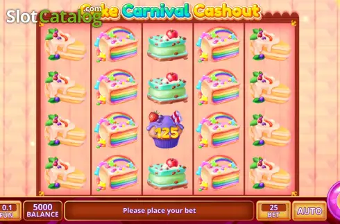 Οθόνη2. Cake Carnival Cashout Κουλοχέρης