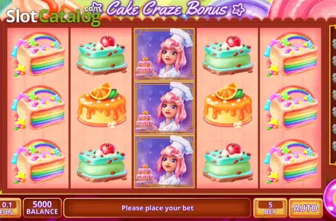 Οθόνη2. Cake Craze Bonus Κουλοχέρης 