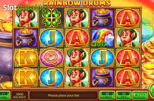 Οθόνη2. Rainbow Drums Κουλοχέρης