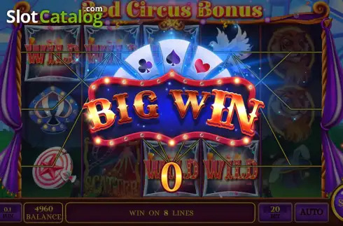 Οθόνη3. Red Circus Bonus Κουλοχέρης