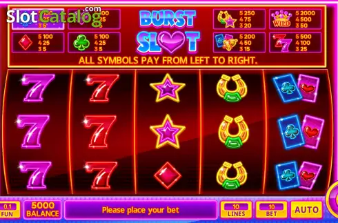 Οθόνη2. Burst Slot Κουλοχέρης