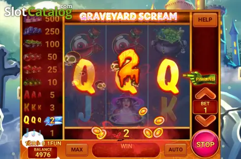 Οθόνη3. Graveyard Scream (Swap and Win) Κουλοχέρης