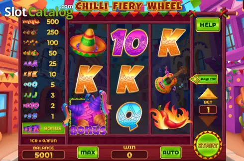Οθόνη2. Chilli Fiery Wheel (3x3) Κουλοχέρης