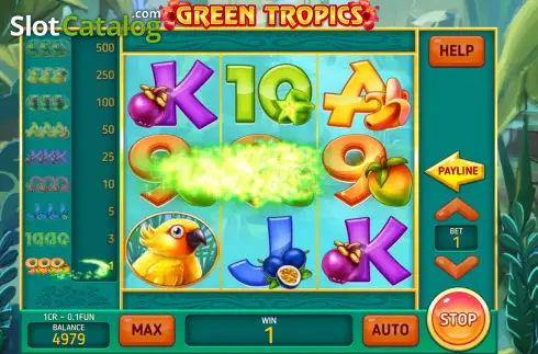 Οθόνη3. Green Tropics (3x3) Κουλοχέρης 