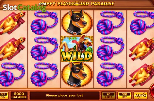 Οθόνη2. Puppy Playground Paradise Κουλοχέρης