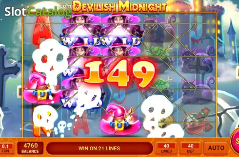 Οθόνη3. Devilish Midnight Κουλοχέρης