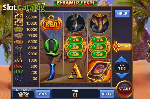 Οθόνη2. Pyramid Texts (3x3) Κουλοχέρης
