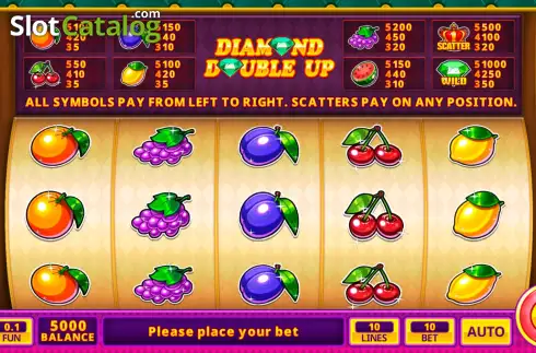 Οθόνη2. Diamond Double Up Κουλοχέρης 