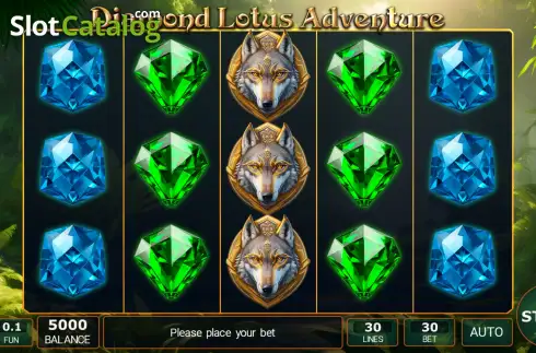 Οθόνη2. Diamond Lotus Adventure Κουλοχέρης