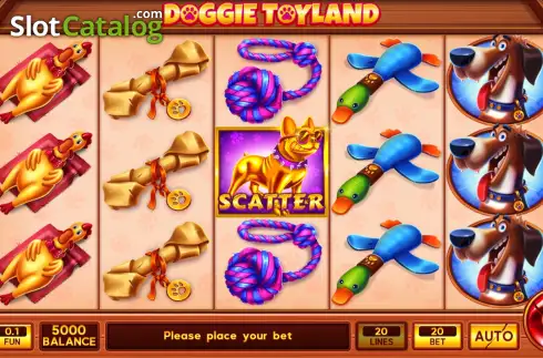 Οθόνη2. Doggie Toyland Κουλοχέρης