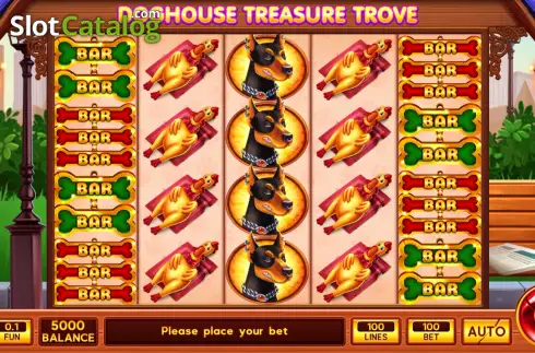 Οθόνη2. Doghouse Treasure Trove Κουλοχέρης