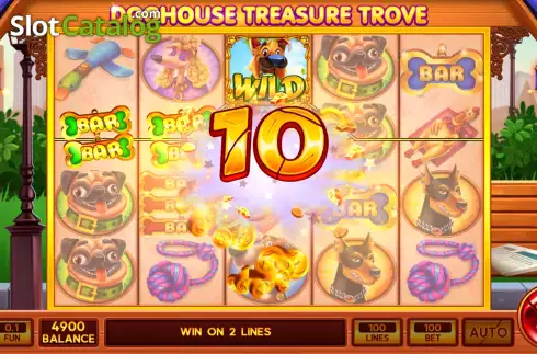 Οθόνη3. Doghouse Treasure Trove Κουλοχέρης
