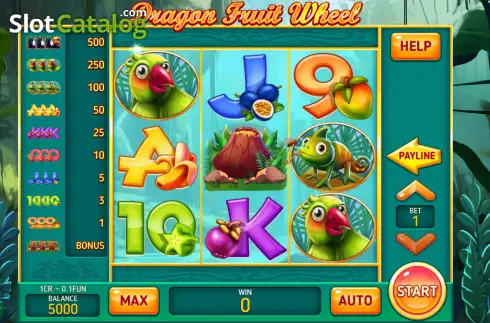 Οθόνη2. Dragon Fruit Wheel (3x3) Κουλοχέρης