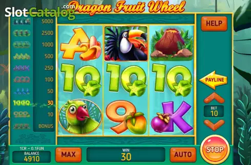 Οθόνη3. Dragon Fruit Wheel (Pull Tabs) Κουλοχέρης