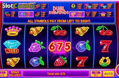 Οθόνη3. Dual Diamonds Κουλοχέρης 