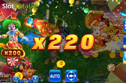 Οθόνη3. Ocean King Plus Circus Κουλοχέρης