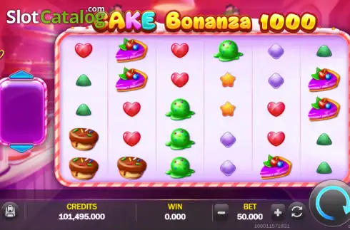 Οθόνη2. Cake Bonanza 1000 Κουλοχέρης 