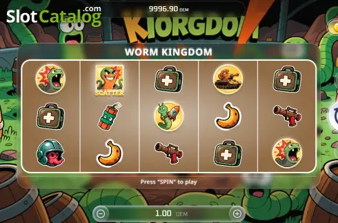 Οθόνη2. Worm Kingdom Κουλοχέρης