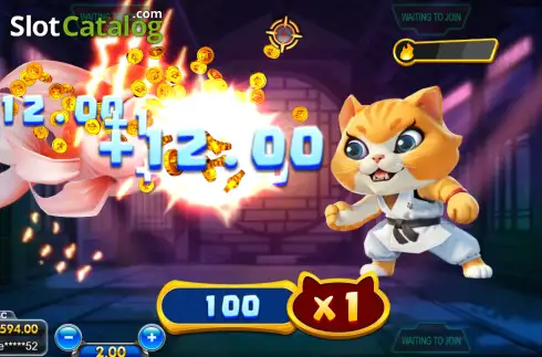 Οθόνη3. Kung Fu Meow (Ajoy Play) Κουλοχέρης 