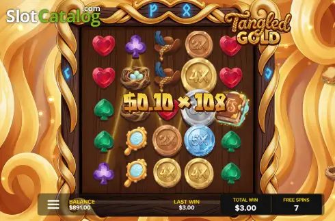Οθόνη3. Tangled Gold Κουλοχέρης 