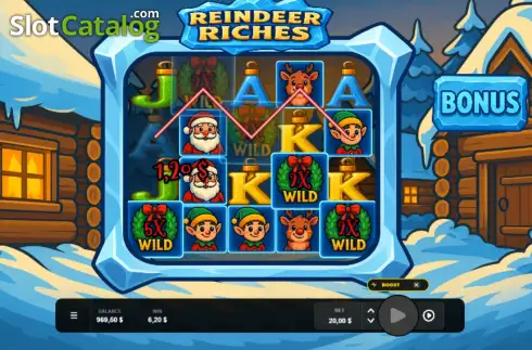 Οθόνη3. Reindeer Riches Κουλοχέρης