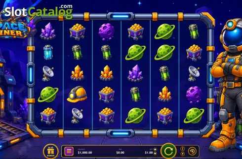 Οθόνη2. Space Miner Κουλοχέρης