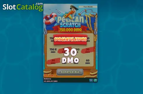 Οθόνη3. Pelican Scratch Κουλοχέρης