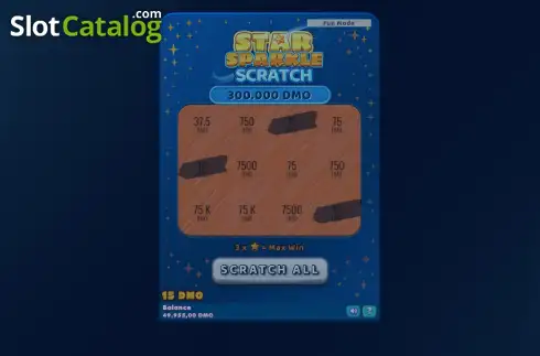 Οθόνη3. Star Sparkle Scratch Κουλοχέρης