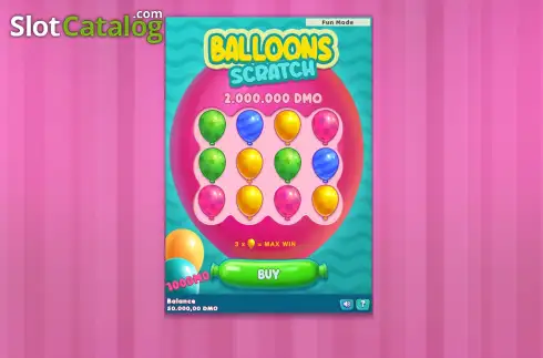 Οθόνη2. Balloons Scratch Κουλοχέρης 