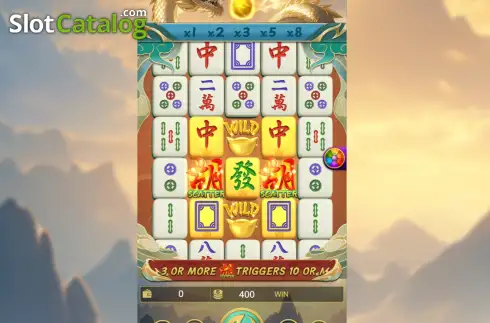 Οθόνη2. Mahjong King (Apollo 777) Κουλοχέρης